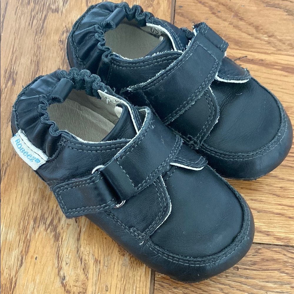 Robeez Black Kids Shoes